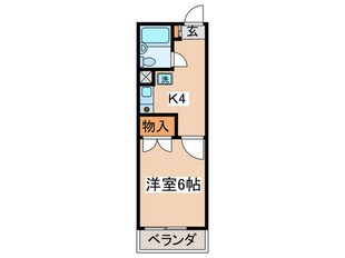 ヤマザキマンションの物件間取画像